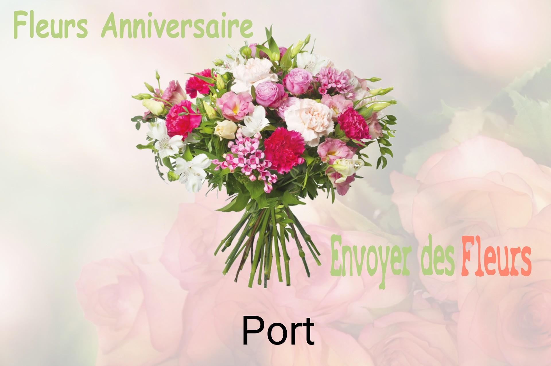 Bouquet de fleurs d’anniversaire livré à Port